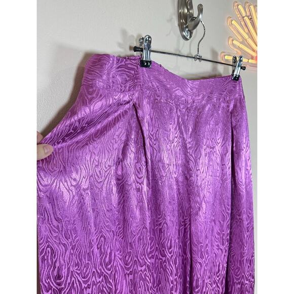 NWT Eloquii Wide Leg Pants Size 18 Pleated Lightweight Abstract Print Pink - Picture 5 of 11